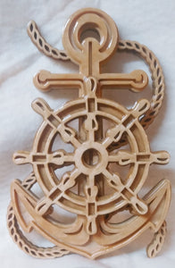 Anchor/Boat wheel
