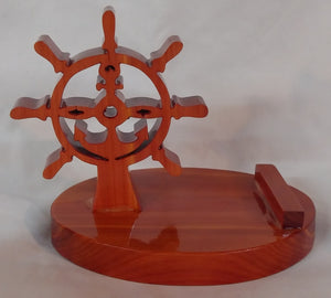 Boat Wheel/Anchor Cell Phone Stand