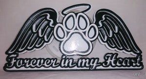 Forever In My Heart Dog Paw