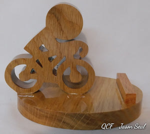 Bicyclist Cell Phone Stand